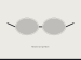 Monture Cat-eye Noire