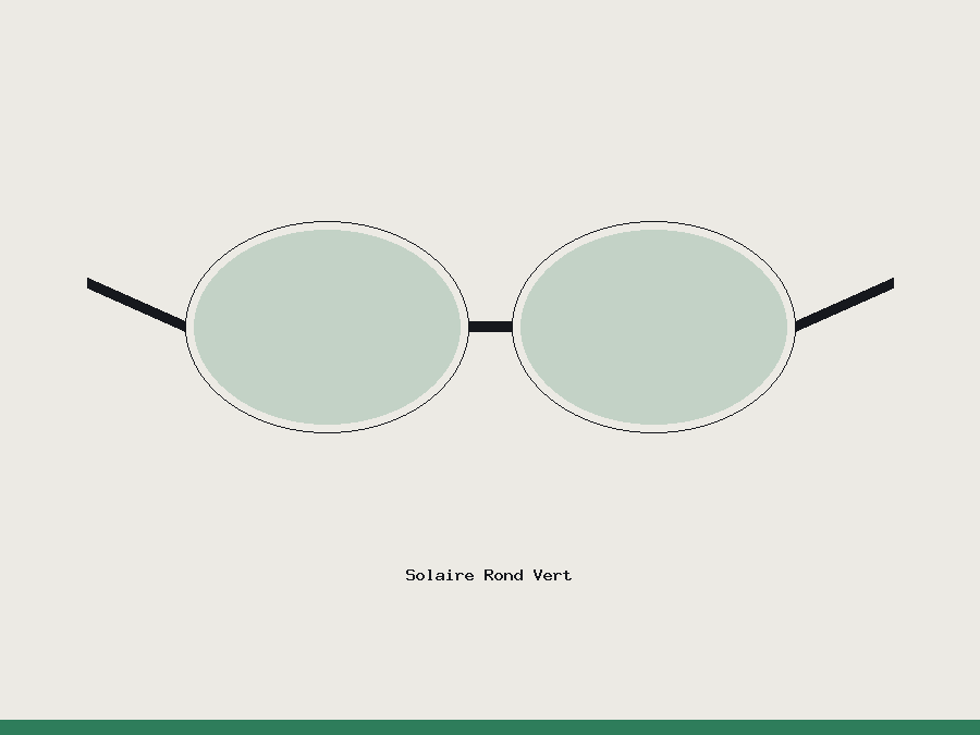 Solaire Rond Vert