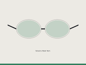 Solaire Rond Vert