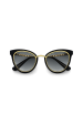 Solaires Papillon Noir & Or à Strass
