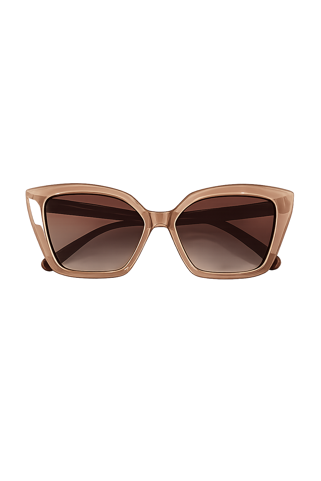 Solaires Papillon Nude & Brun
