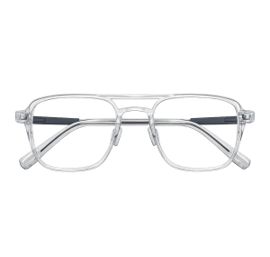 Monture Optique Aviator Transparente Cristal
