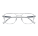 Monture Optique Aviator Transparente Cristal