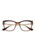 Monture Optique Papillon Marron Dégradé