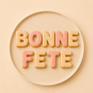 Biscuits Sablés Lettres