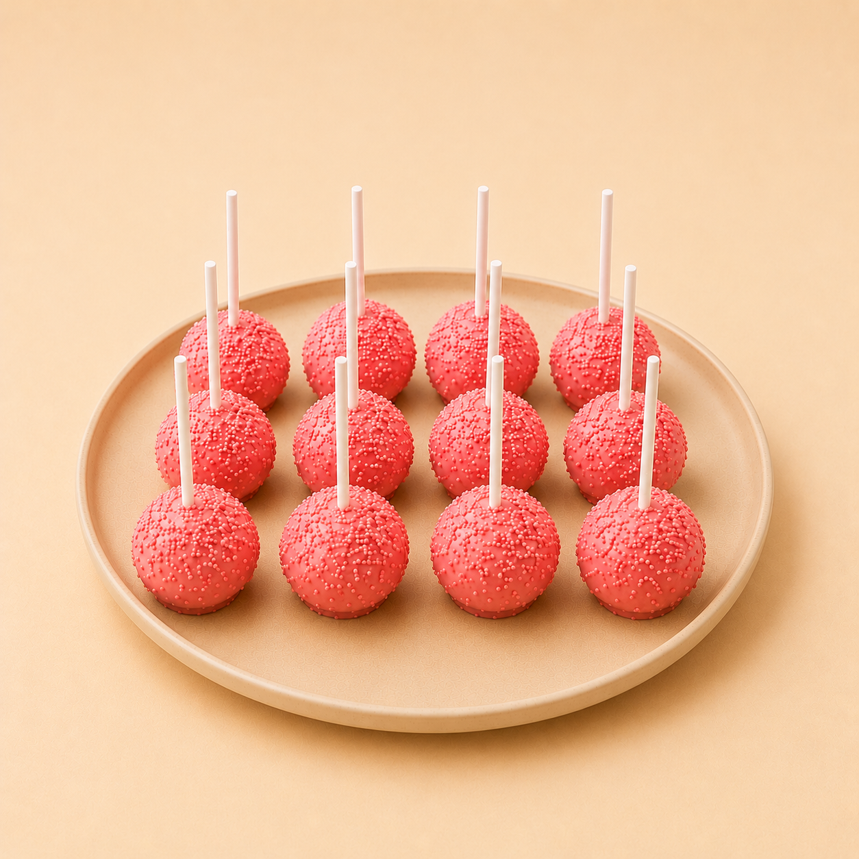 Cake Pops Rose