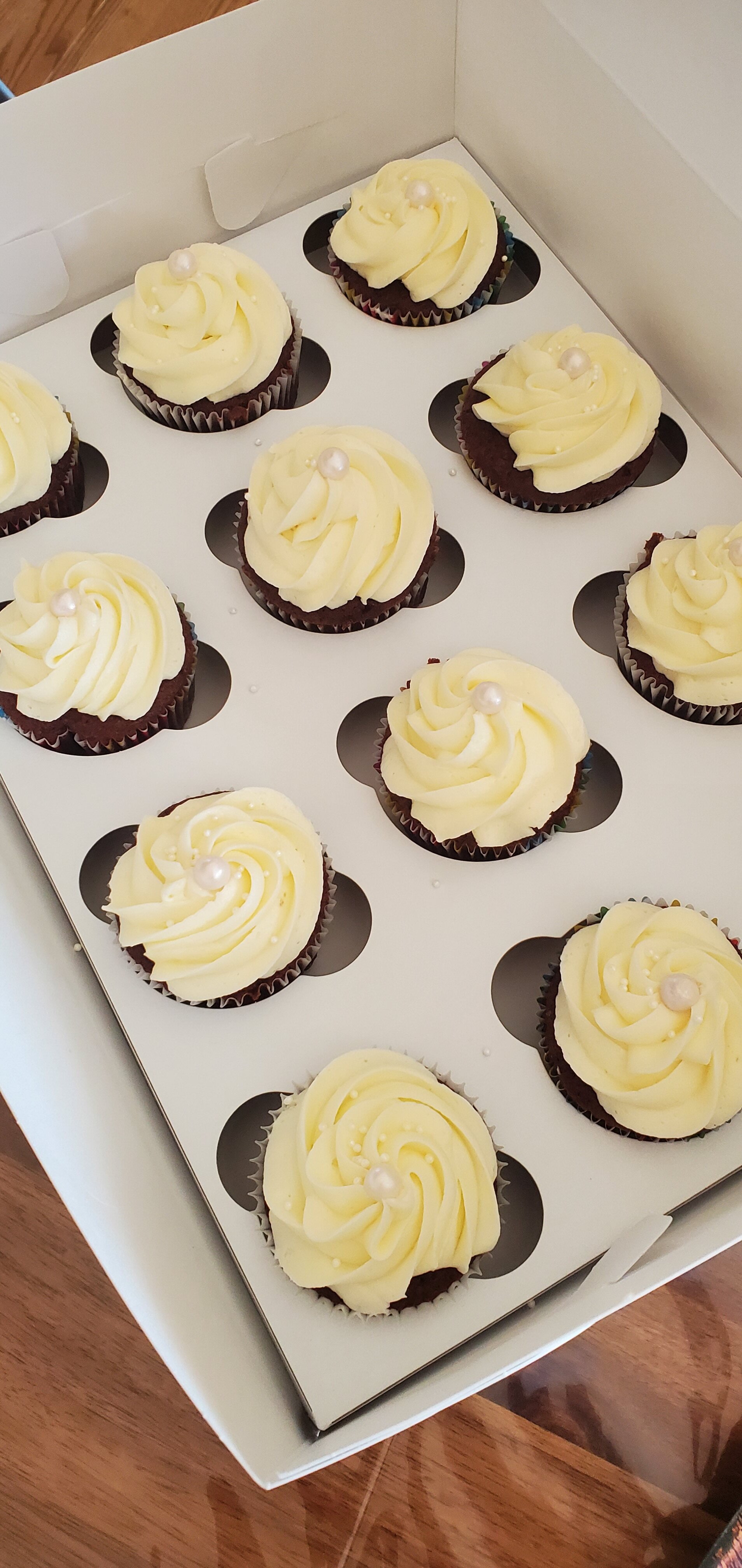 Cupcakes Crème Blanche