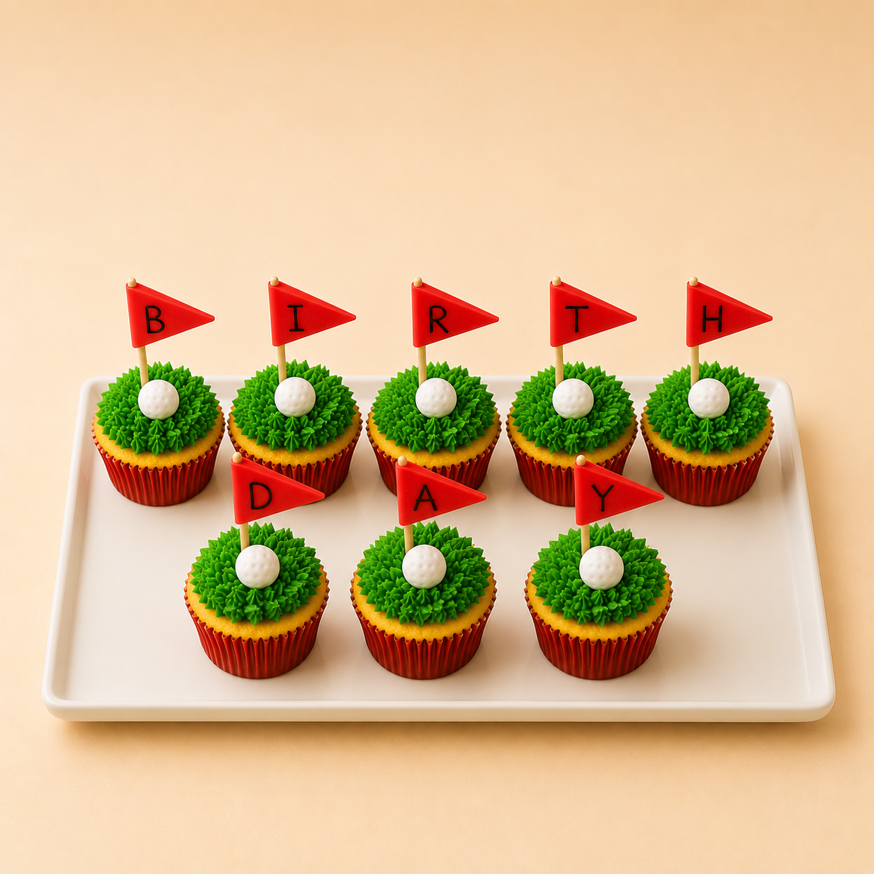 Cupcakes Thème Golf