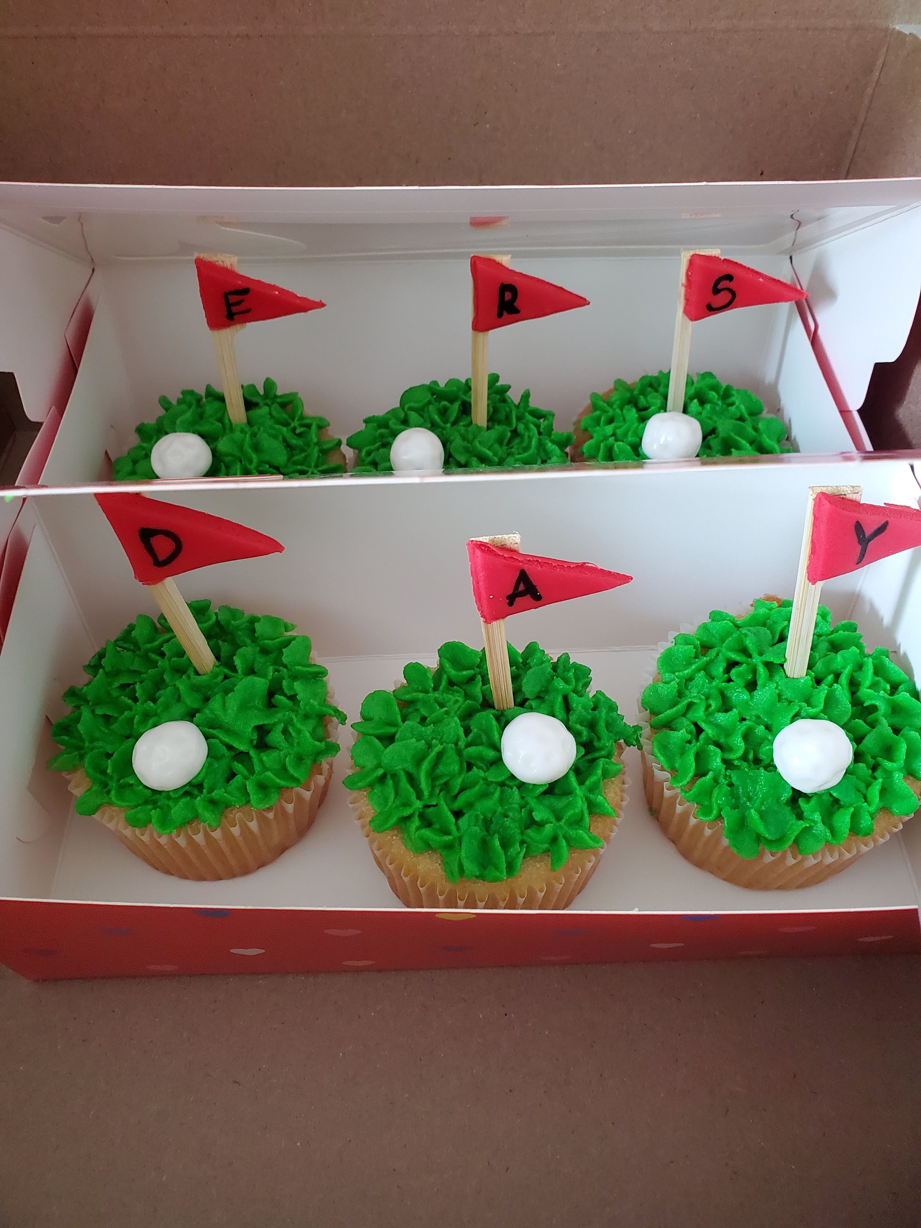 Cupcakes Thème Golf