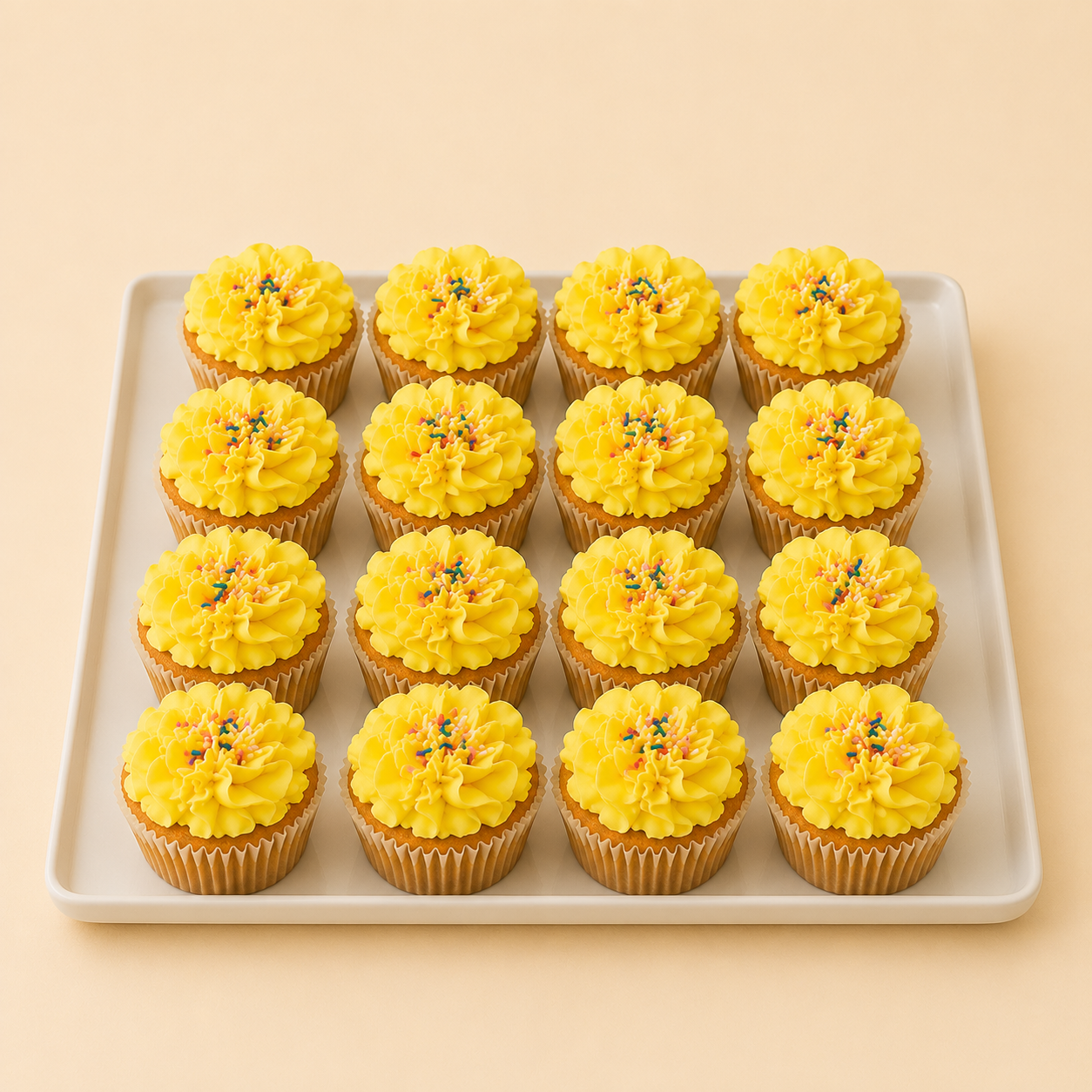 Cupcakes Jaune