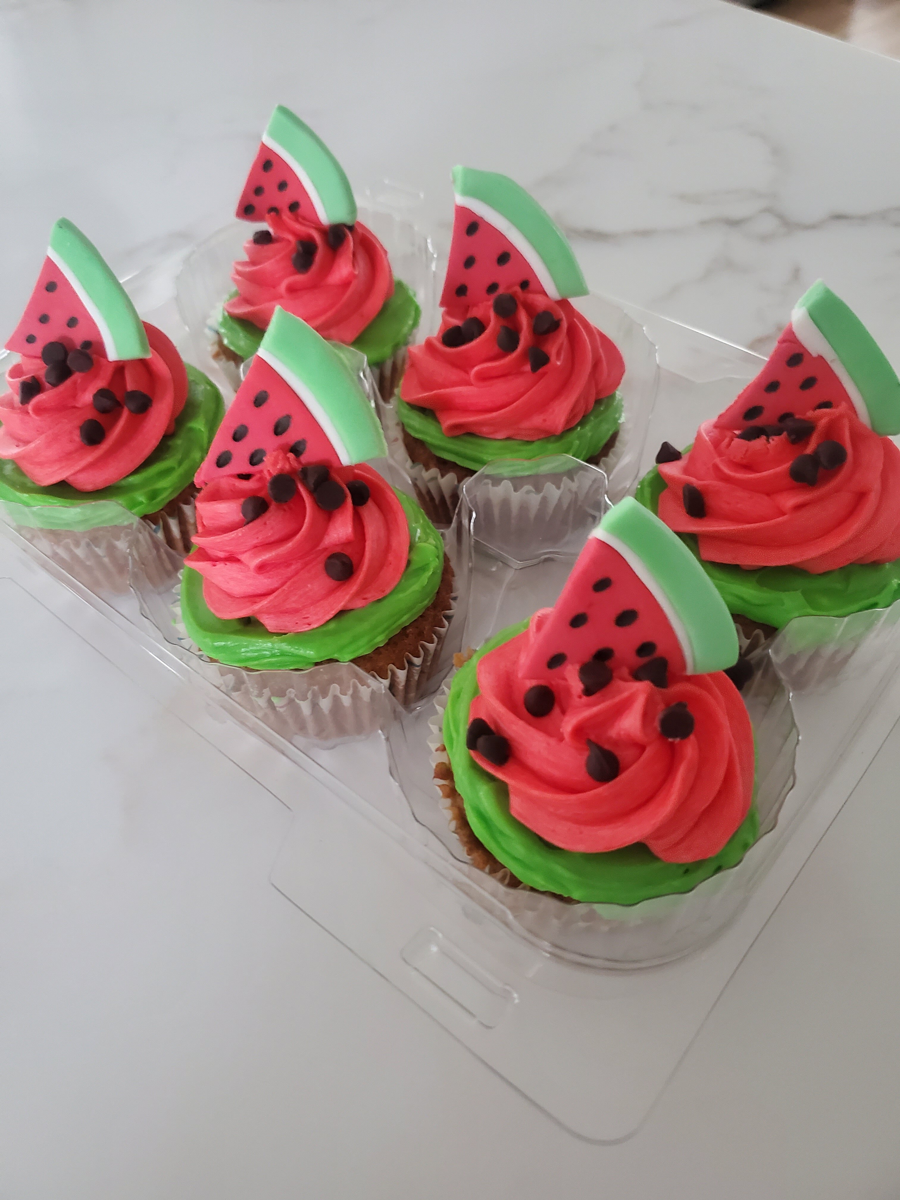 Cupcakes Pastèque