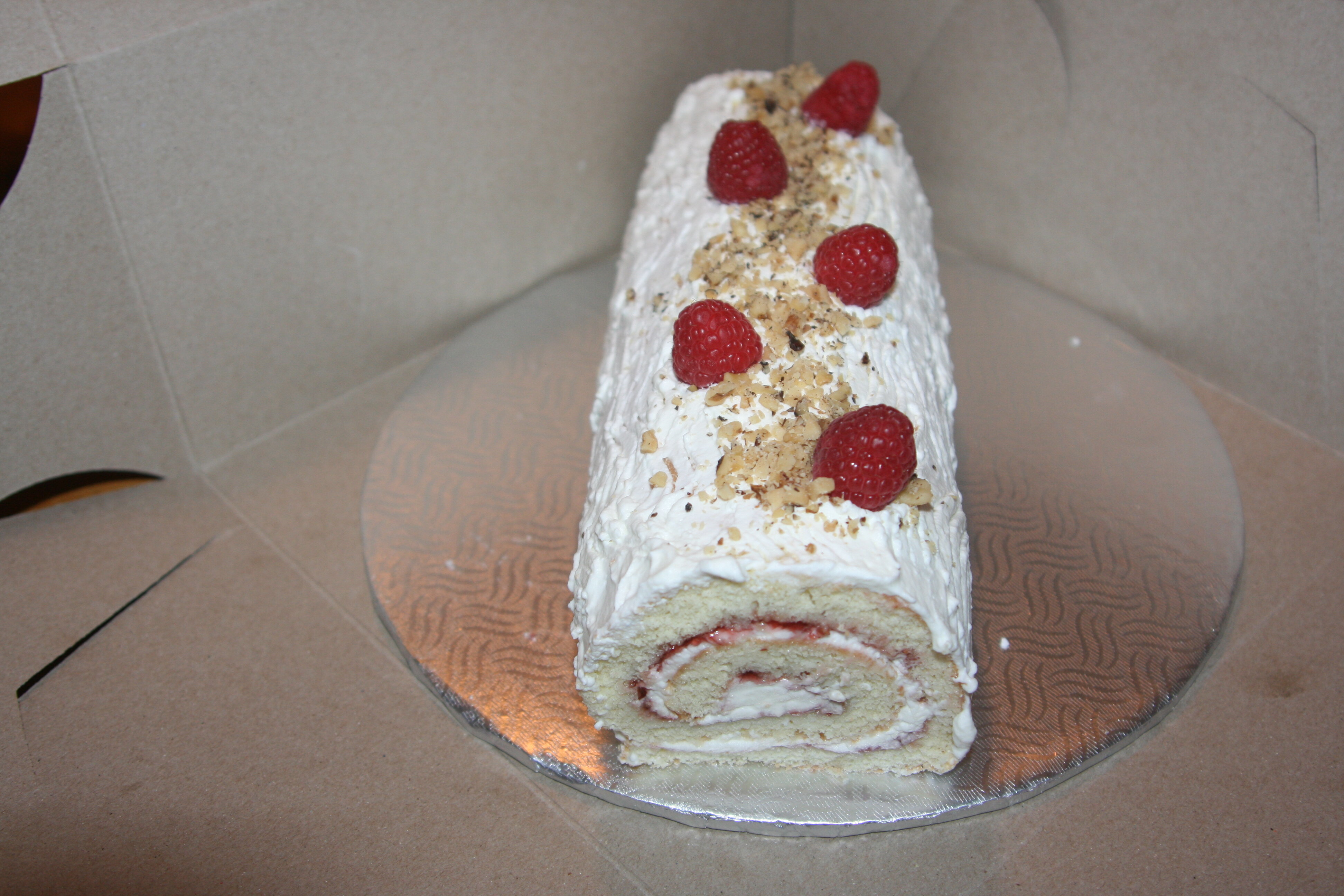 Bûche Vanille & Framboises
