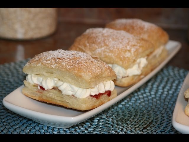 Feuilletés à la Crème & Framboise