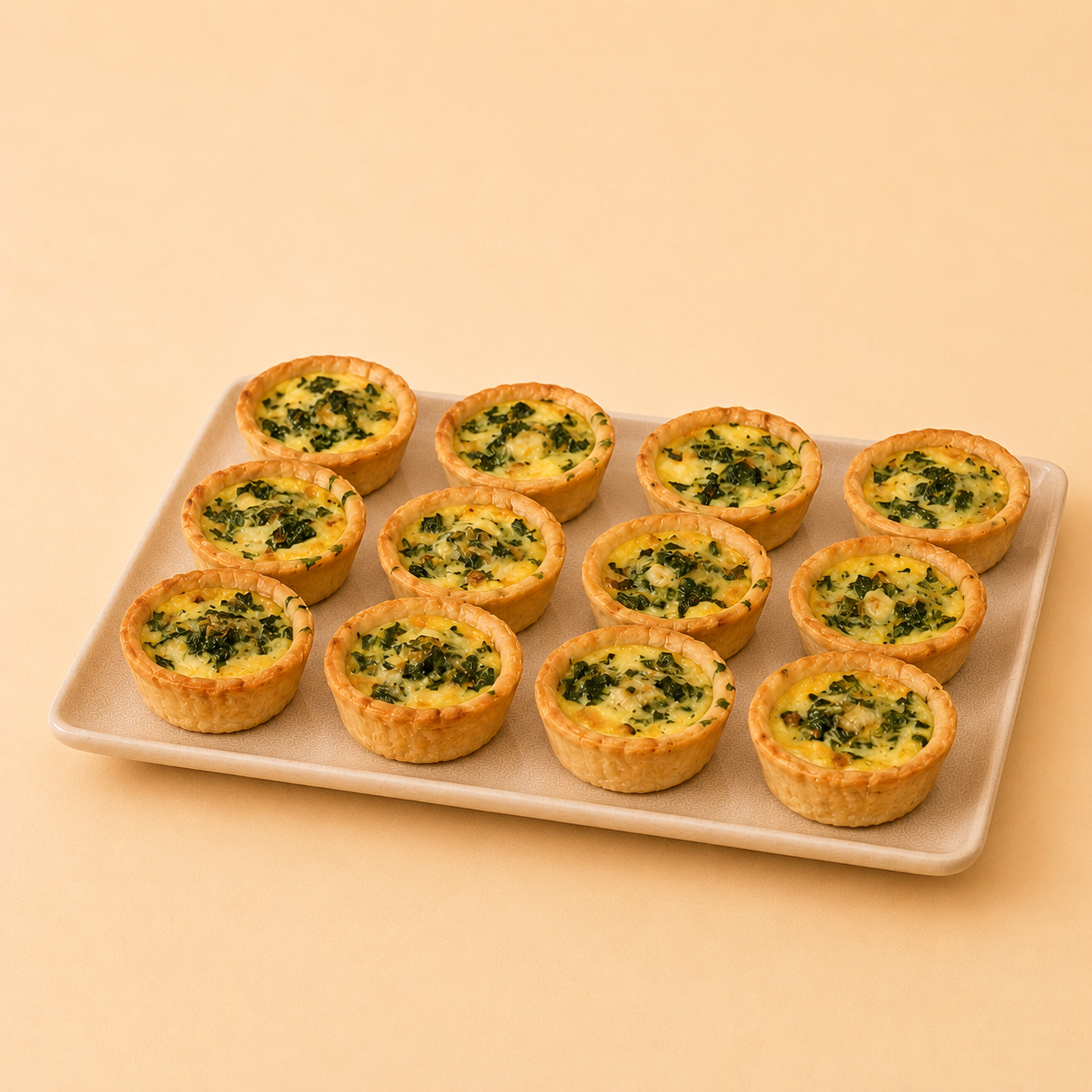 Minis Quiches aux Épinards