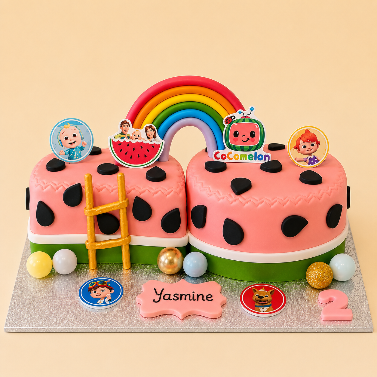 Gâteau Cocomelon