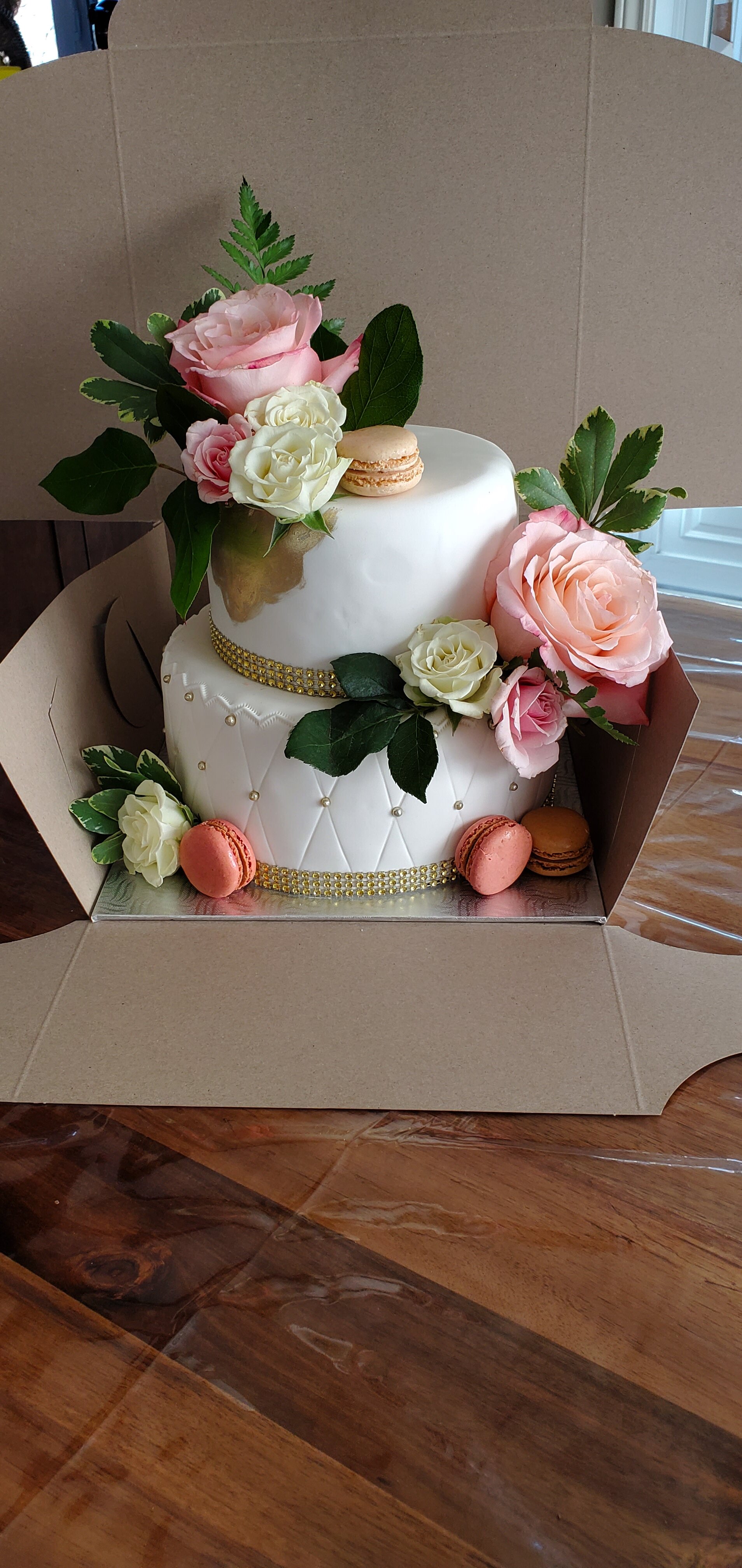 Gâteau Fleurs Fraîches
