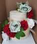 Gâteau Semi-Nu Fleuri