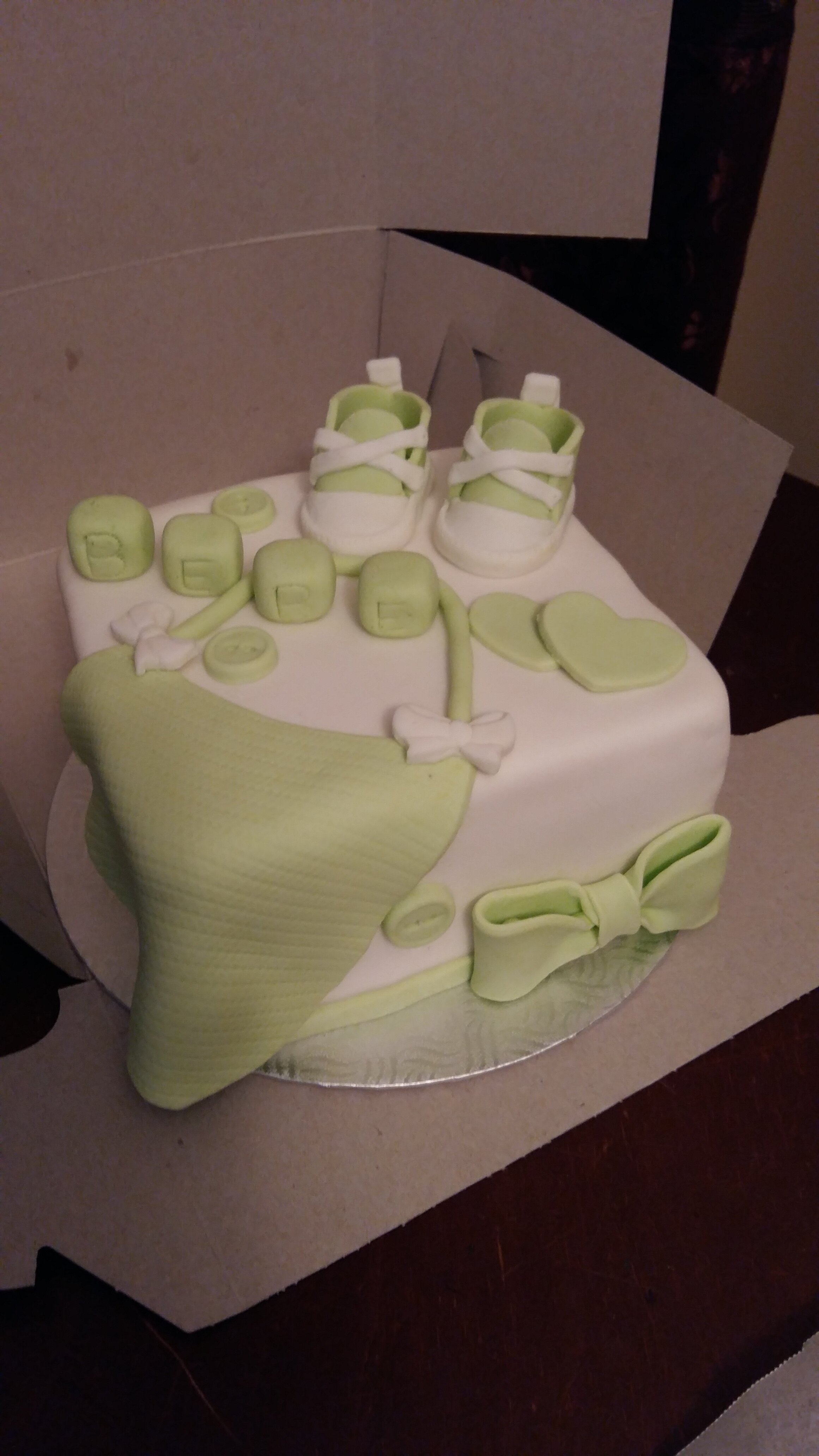 Gâteau Carré Vert
