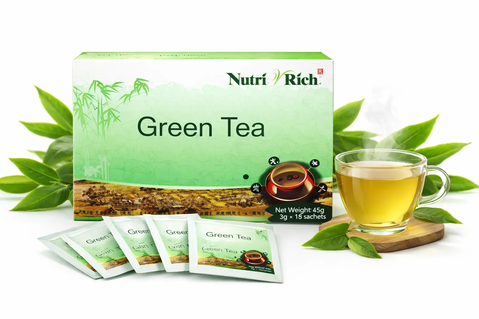 Longrich – Thé Vert Green Tea 45 g