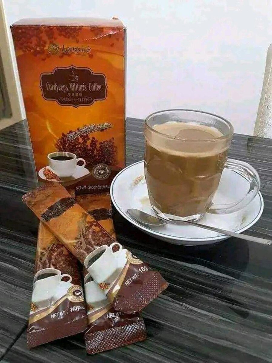 Longrich Coffee / Longrich Cordyceps Militaris Coffee (10 pièces) 18 g