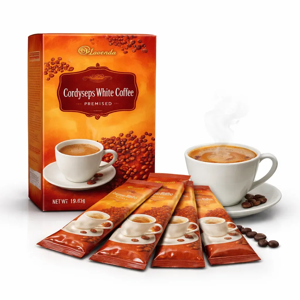 Longrich – Café Cordyceps Militaris 180 g Coffee (10 pièces) 18 g