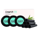 LONGRICH Pack De 3 Savons A Base De Charbon De Bambou