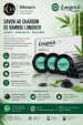 LONGRICH Pack De 3 Savons A Base De Charbon De Bambou