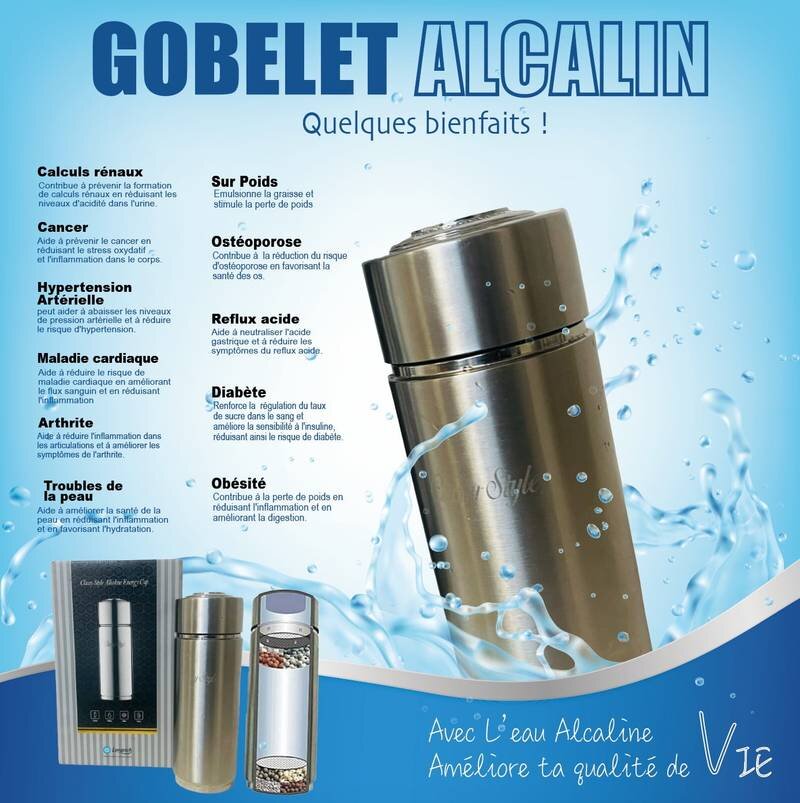 GOBELET DE VIE – GOBELET ALCALIN SANTÉ & BIEN-ÊTRE
