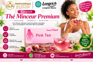 Longrich – Thé Minceur Pink Tea 45 g