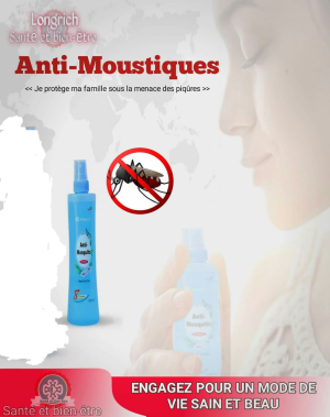 LONGRICH EAU DE TOILETTE FLORALE ANTI-MOUSTIQUE