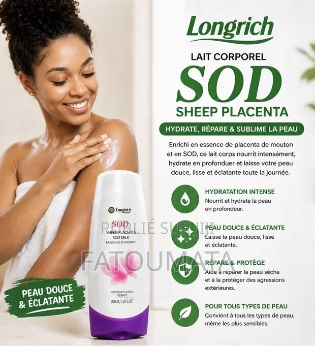 Lait corporel SOD Longrich
