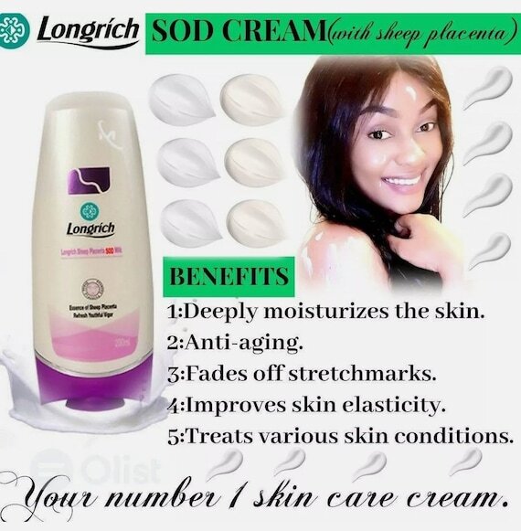 Lait corporel SOD Longrich