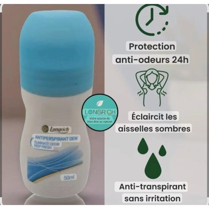 Longrich – Déodorant Anti-Transpirant Roll-On