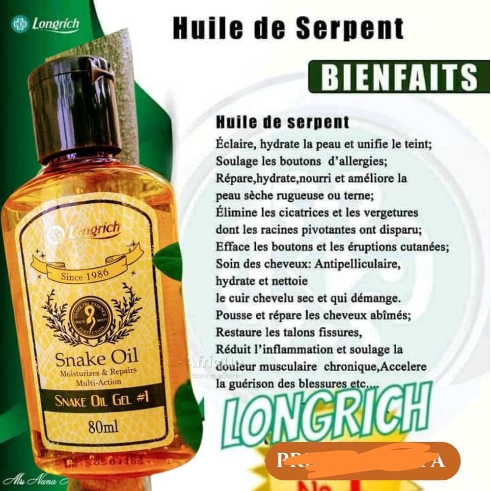 Huile de Serpent Longrich