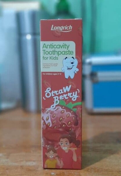 Longrich Anticavity Toothpaste for Kids – Strawberry