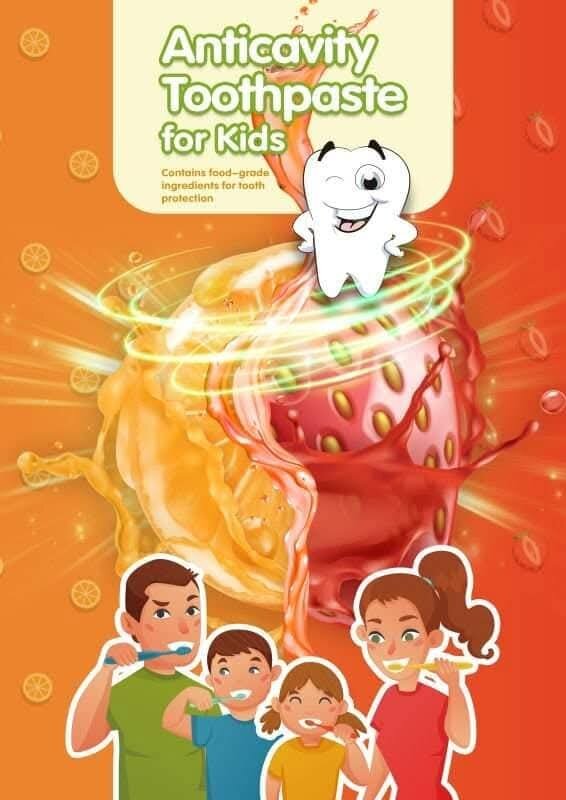Longrich – Pâte Dentifrice pour Enfants – Hygiène Bucco-Dentaire