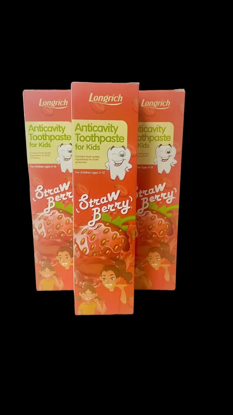 Longrich Anticavity Toothpaste for Kids – Strawberry