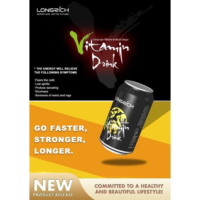     Longrich Black Ginger – Boisson 250 ml