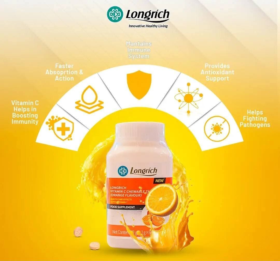 Longrich Vitamine C – comprimés à croquer