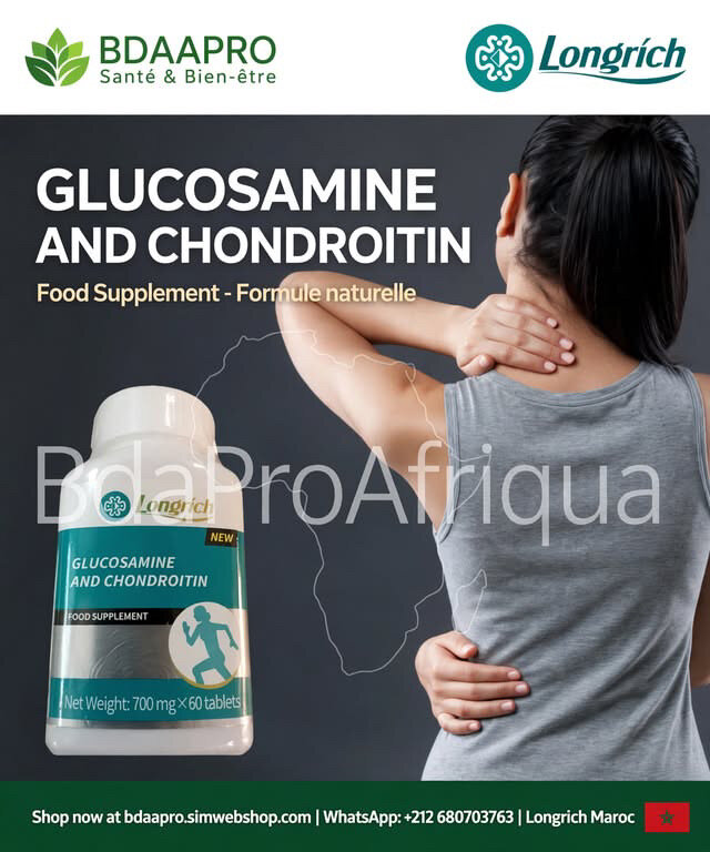 Longrich – Glucosamine & Chondroïtine – 60 Comprimés