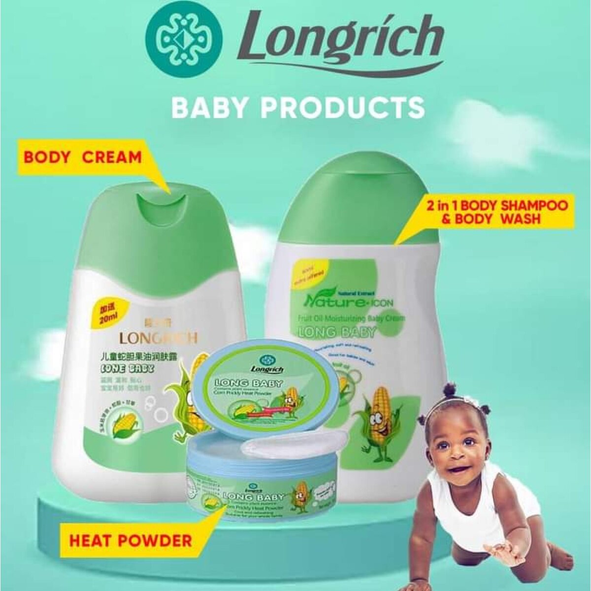 Lait de corps bébé | Longrich 