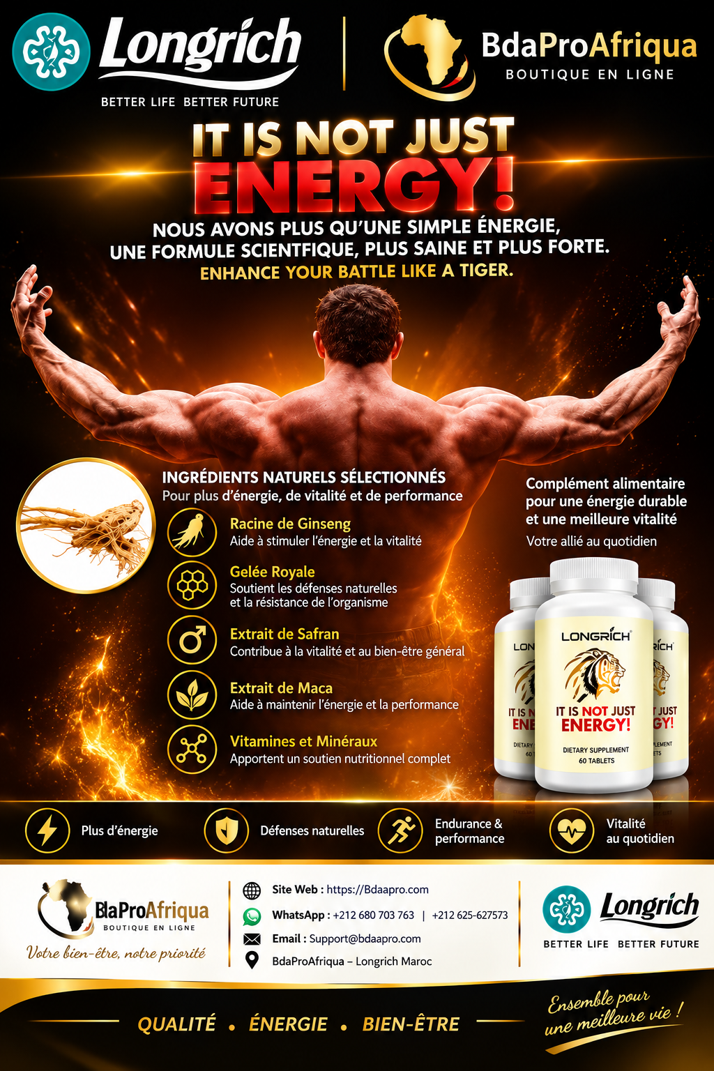   Pure Snake Powder Longrich – Complément alimentaire en capsules