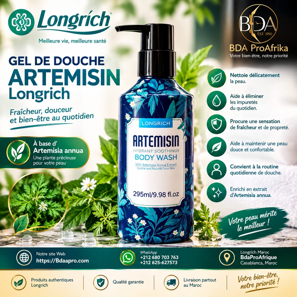 Longrich Artemisin – Gel de Douche