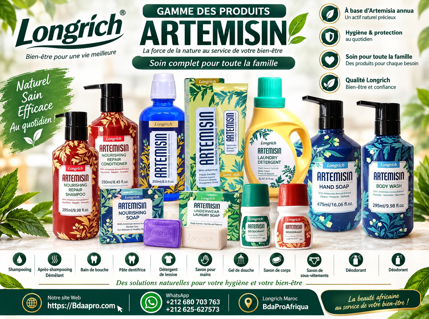 Longrich Artemisin – Bain de Bouche Multi-Action