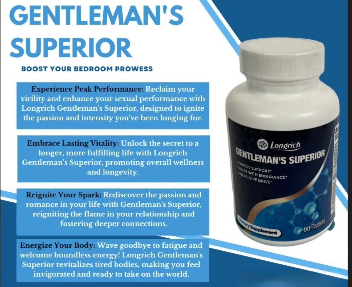 Longrich – Gentleman’s Superior Food Supplement 60 Tablets