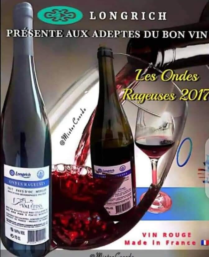 Longrich Vin Rouge – Ondes Rageuses