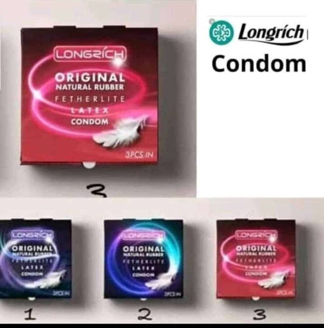 Longrich-Préservatifs en latex de caoutchouc naturel (10 pièces) 