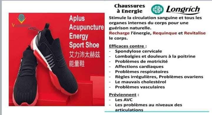 Longrich Aplus – Chaussures de Sport Énergétiques Acupuncture