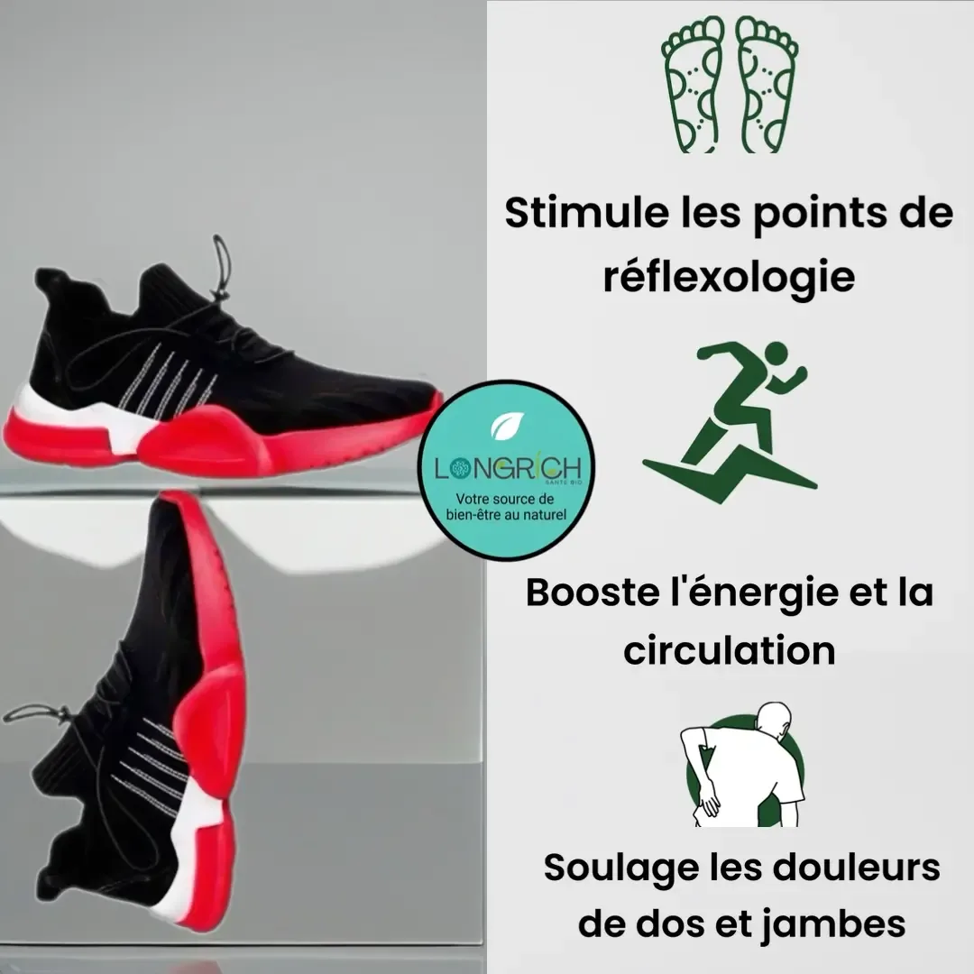 Longrich Aplus – Chaussures de Sport Énergétiques Acupuncture
