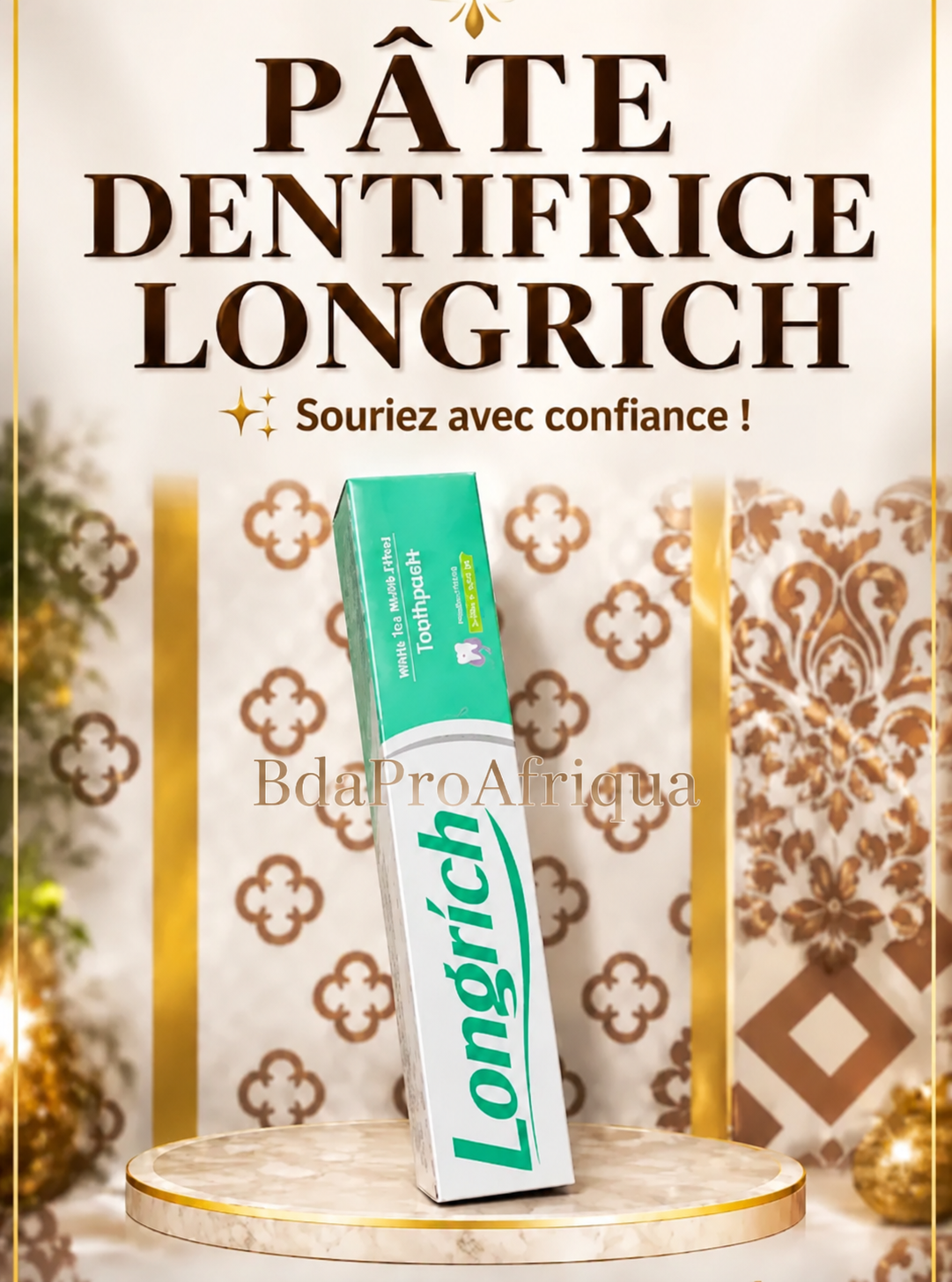 Longrich Thé Blanc – Pâte Dentifrice Multi-Action 100 g